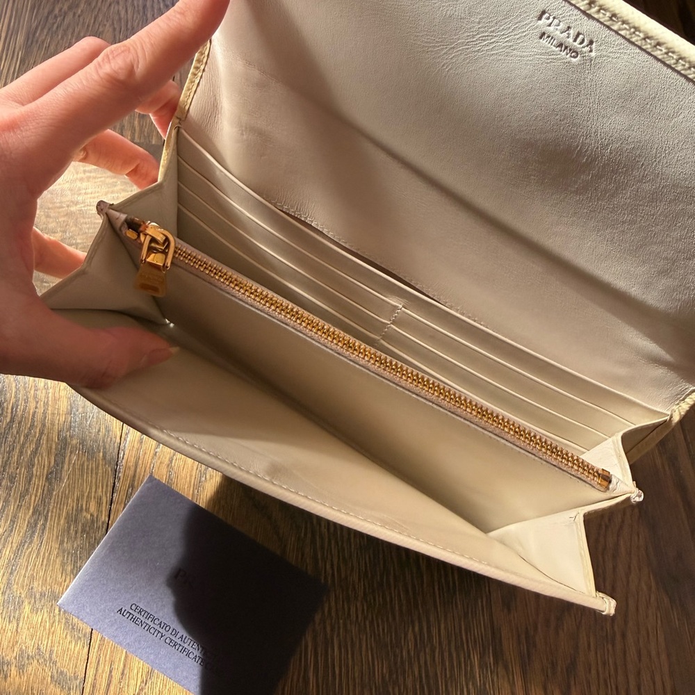 Prada Gold Crystal Embellished Clutch (can be converted into a cross body bag) - Picture 3 of 8